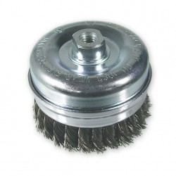 SAIT Abrasivi, SM-TA Knotted Wire, Cup Brush, for Metal, Automotive Applications