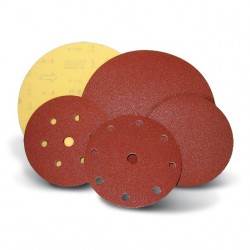 SAIT Abrasivi, D-Saitac-Vel A-E, Hook and loop paper disc, for Wood, Metal, Building MAterials, Others Applications