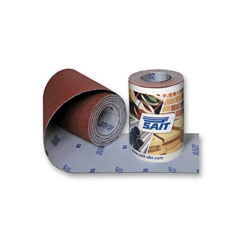 SAIT Abrasivi, Saitac-Vel AW-D, Hook&loop Abrasive paper mini-roll, for Metal, Wood, Automotive and Others Applications