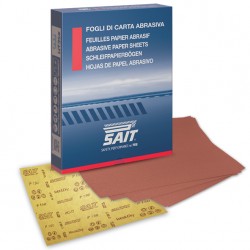 SAIT Abrasivi, S-Saitac- AG-D, Fogli di carta abrasiva, per Applicazioni Legno e Altre