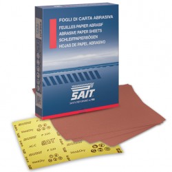 SAIT Abrasivi, S-Saitac- AG-C, Fogli di carta abrasiva, per Applicazioni Legno e Altre