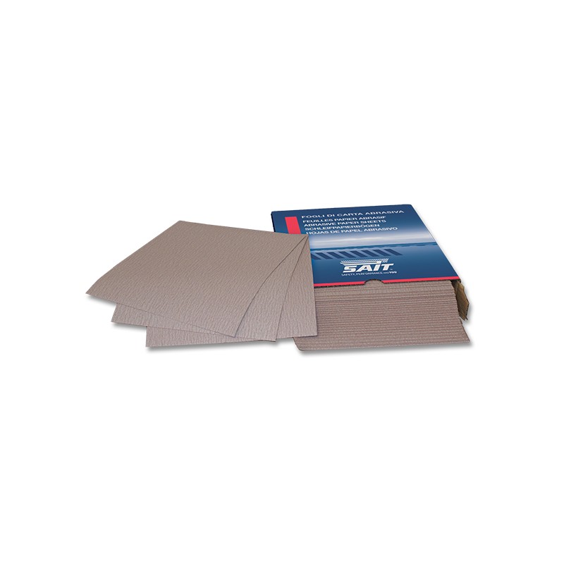 SAIT Abrasivi, S-Saitac- 6A, Fogli di carta abrasiva, per Applicazioni Legno, Carrozzeria