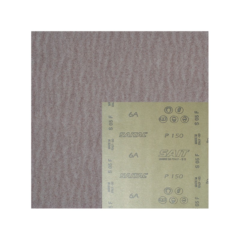SAIT Abrasivi, Saitac-RL 6A, Rotolo largo carta abrasiva, per Legno, Carrozzeria Applicazioni